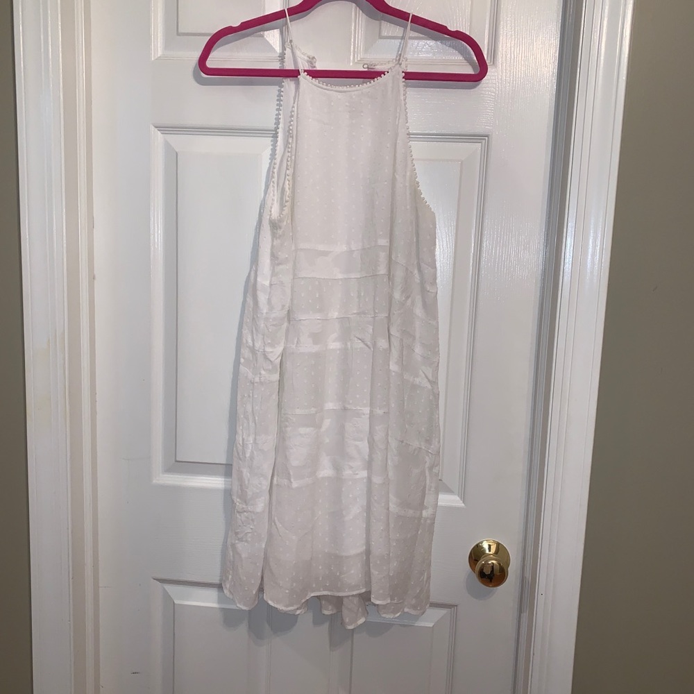 Loft White Dress Size XL
